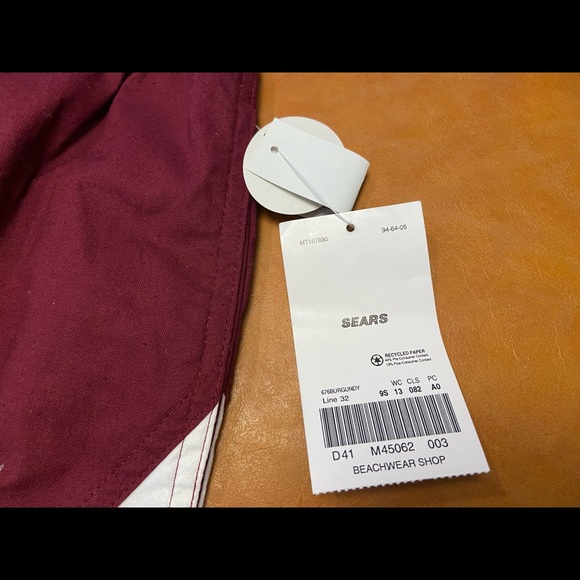 Men’s Vintage Swimming Trunks David Taylor Sears Size Medium/ Large NWT - Picture 6 of 6